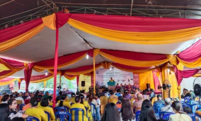 Praeses HKI Daerah VIII Riau-Sumbagsel Pdt. Rinto Parpunguan Nainggolan, S.Th saat berkhotbah (DETAIL/Jorgi)