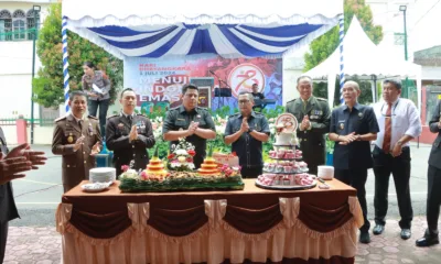 Seluruh unsur Forkopimda Samosir menghadiri HUT ke-78 Bhayangkara yang digelar oleh Polres Samosir, Senin, 1 Juli 2024. (ist)