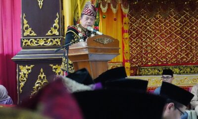 Gubernur Al Haris saat memberi sambutan dalam acara (ist)