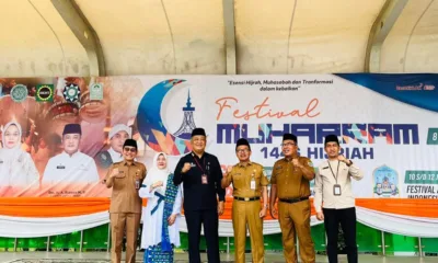 Foto bersama usai pembukaan acara festival (DETAIL/Jorgi)