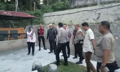 Petugas polisi, kejaksaan dan PN Sarolangun usai kejadian kaburnya tahanan. (DETAIL/ist)