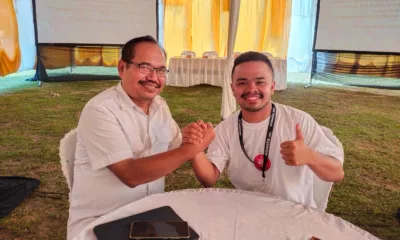 Manager kebun Sugeng Widodo dan wartawan DETAIL.ID, Jorgi Pasaribu dalam sesi wawancara (DETAIL/Jorgi)