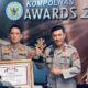 Kapolda Jambi dan Kapolsek Pamenang usai mendapatkan penghargaan Kompolnas Award. (DETAIL/ist)