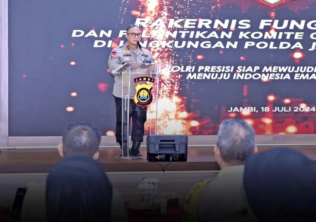 Wakapolda Jambi saat memberikan arahan (ist)