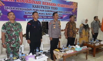 Para undangan yang hadir dalam Rakor Bersama Forkompinda. (DETAIL/ist)