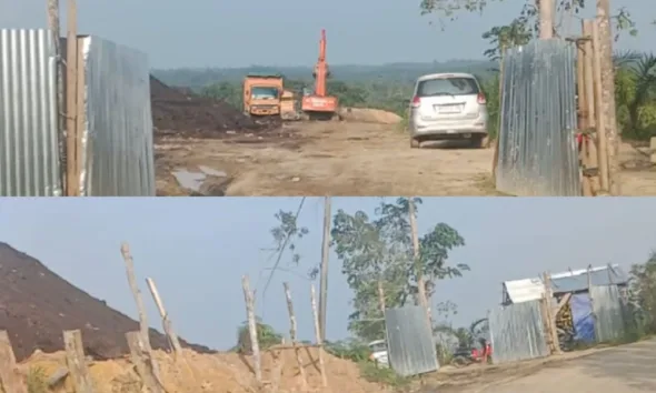 Kondisi aktivitas salah satu tambang di Durian Luncuk Baganghari. (ist)