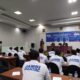 Kepala Dinas DP3AP2 Provinsi Jambi, Raden Najmi, memberi kata sambutan mewakili Gubernur Jambi (DETAIL/Jorgi)
