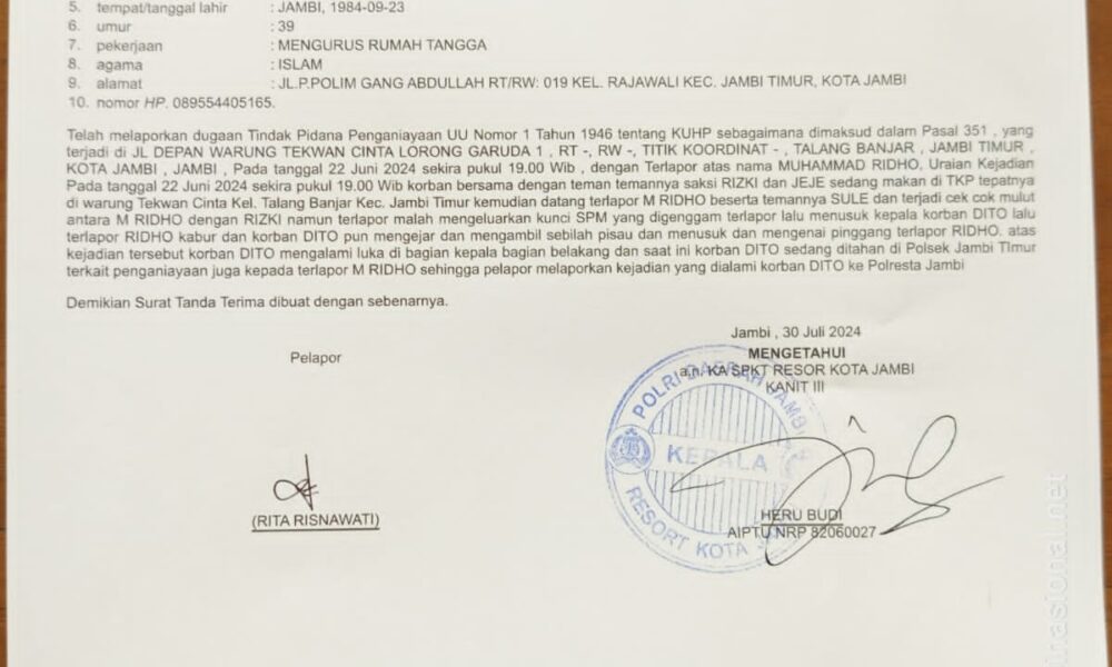 STTLP Keluarga Dito. (ist)