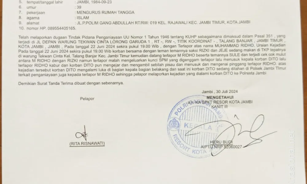 STTLP Keluarga Dito. (ist)