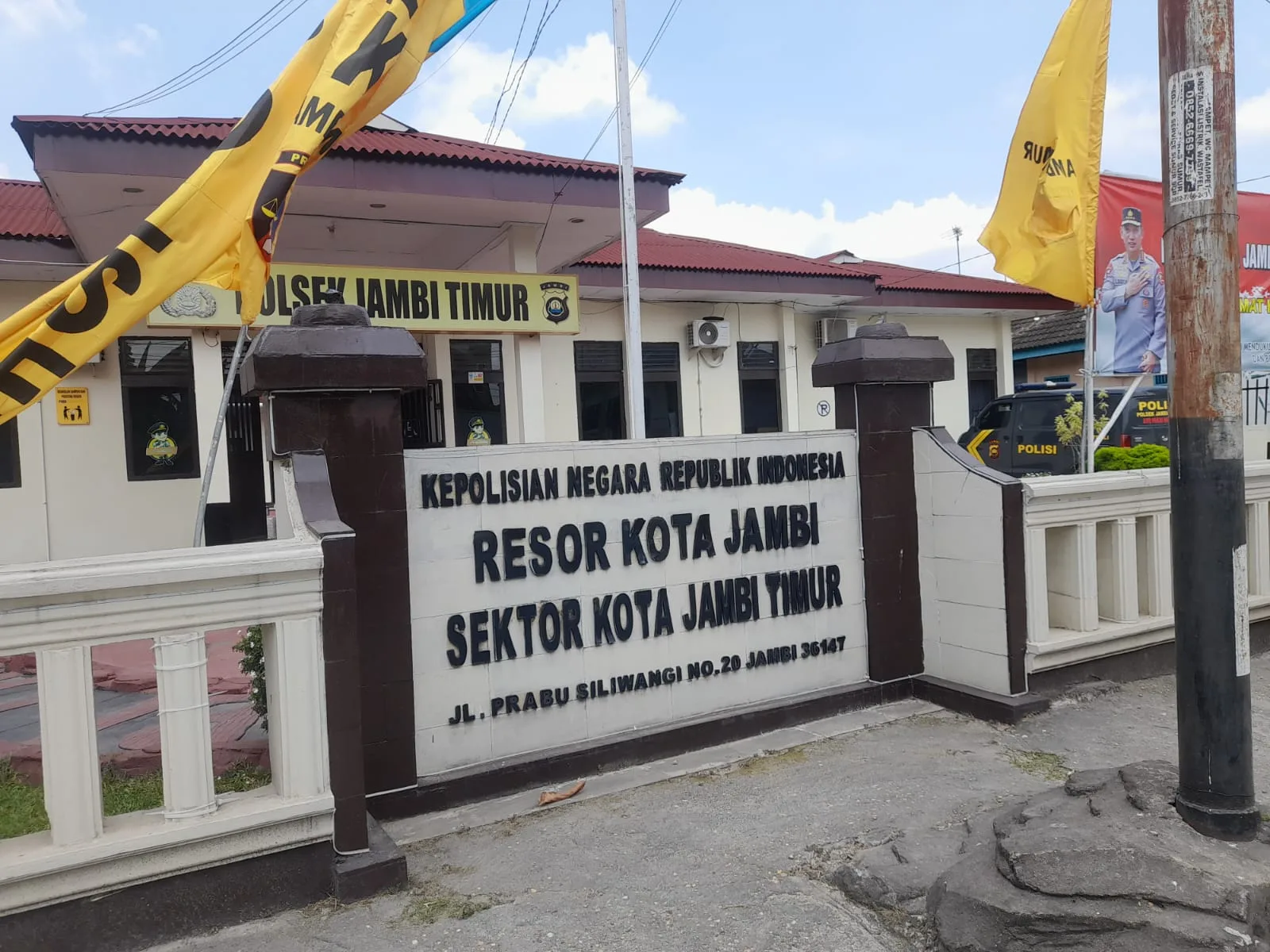 Polsek Jambi Timur. (DETAIL/Juan)