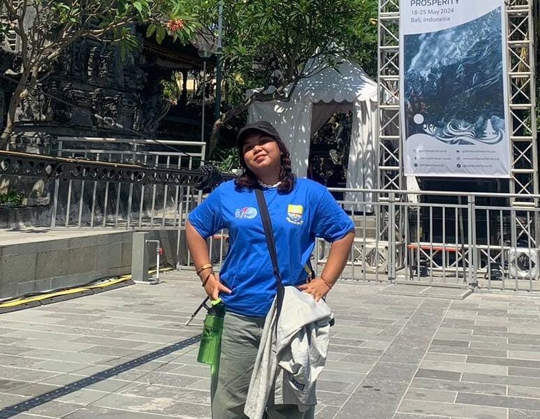 Anggota GSM Walhi Jambi, Nimbo sapaan akrabnya (DETAIL/Jorgi)