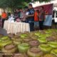 Ratusan tabung gas elpiji 3 Kg diamankan Ditreskrimsus Polda Jambi. (DETAIL/Juan)