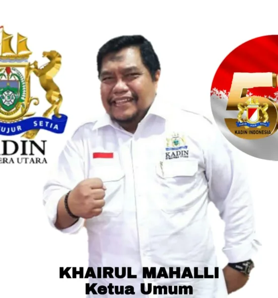 Ketua KADIN Sumut, Khairul Mahalli. (ist)