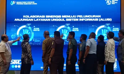 Aplikasi ALUSI diluncurkan secara resmi oleh BPS Sumut di Arya Duta Hotel, Jalan Kapten Maulana Lubis, Medan, Senin, 5 Agustus 2024. (ist)