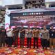 Foto bersama salam presisi Ketua DPRD Provinsi Jambi, Kapolda Jambi, Danrem 042 Gapu beserta jajaran (DETAIL/Jorgi)