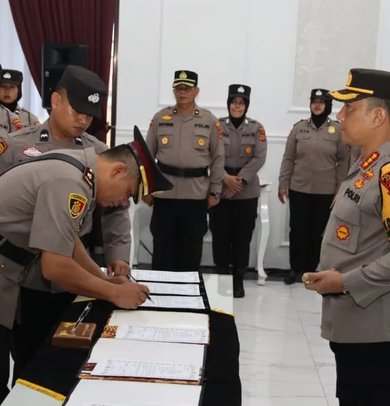 Upacara Sertijab. (ist)