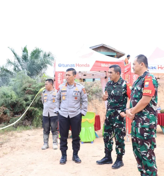 Kapolda Jambi bersama Danrem 042 Garuda Putih. (ist)