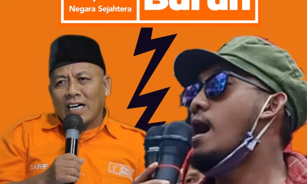 Ketua Exco Partai Buruh Provinsi Jambi, Sarif (kiri) dan Wakil Ketua II, Yoggy Sikumbang. (ist)