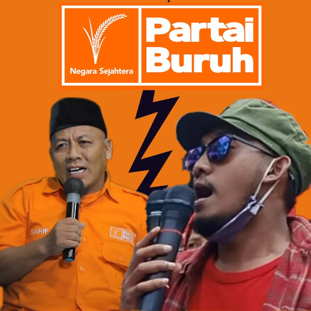 Ketua Exco Partai Buruh Provinsi Jambi, Sarif (kiri) dan Wakil Ketua II, Yoggy Sikumbang. (ist)