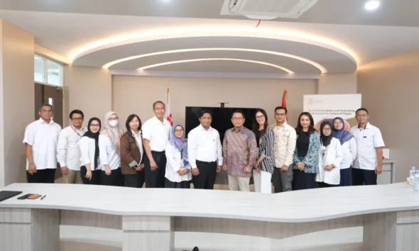 BRIN dan Regal Springs Indonesia menggelar penandatanganan kerjasama riset dan inovasi untuk pengendalian penyakit Francisellosis pada budidaya ikan tilapia. (ist)