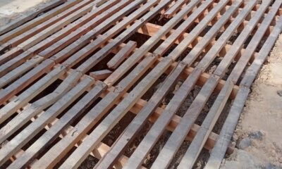 Kondisi jembatan sebelum memakan korban. (ist)