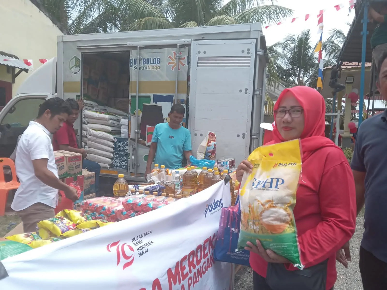 Perum Bulog Kanwil Sumut sukses menggelar kegiatan Siaga Merdeka di empat wilayah di Sumut di saat HUT ke-79 Republik Indonesia pada Sabtu, 17 Agustus 2024. (ist)