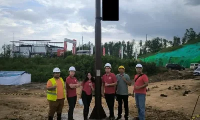 Tiang pintar atau smart pole akhirnya bisa dibangun di IKN berkat anak usaha PT Telkom Indonesia yang bekerjasama dengan PT CHT Infinity. (ist)