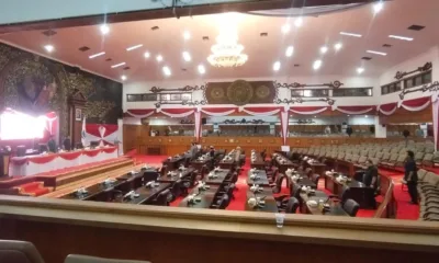 Saat rapat paripurna di gedung DPRD Provinsi Jambi (DETAIL/Jorgi)