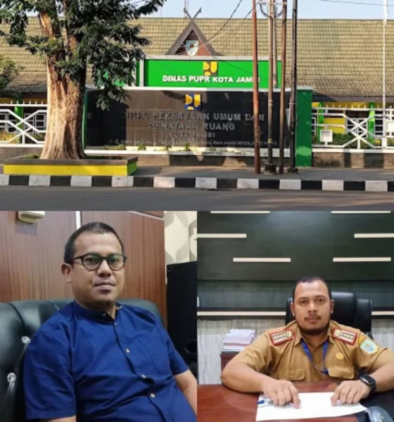 Kolase Dinas PUPR Kota Jambi. (ist)