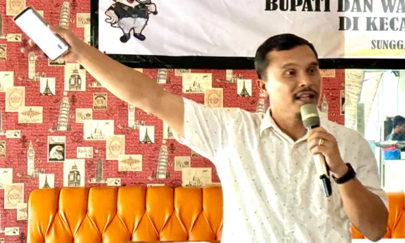 Anggota Bawaslu Sumut, Saut Boangmanalu menanggapi perihal Sumut masuk dalam kategori kerawanan sedang pada pilkada 2024. (ist)