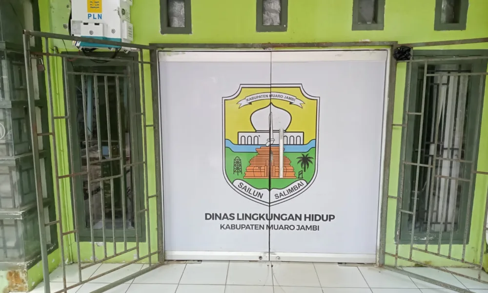 Kantor DLH Muarojambi. (DETAIL/Donal)