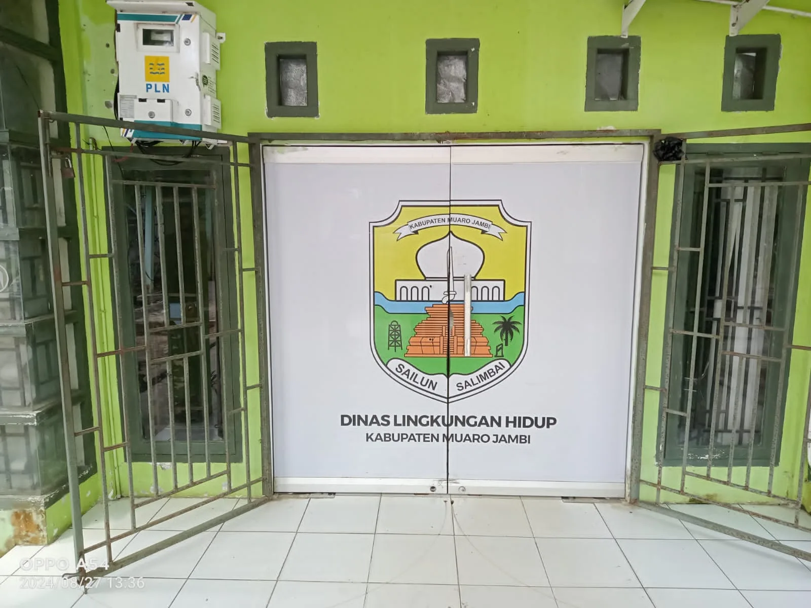 Kantor DLH Muarojambi. (DETAIL/Donal)