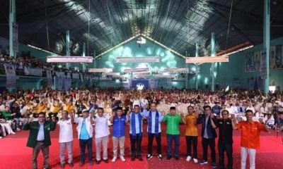 Deklarasi akbar pasangan Jumiwan Aguza dan Maidani (JADI) 2024. (ist)