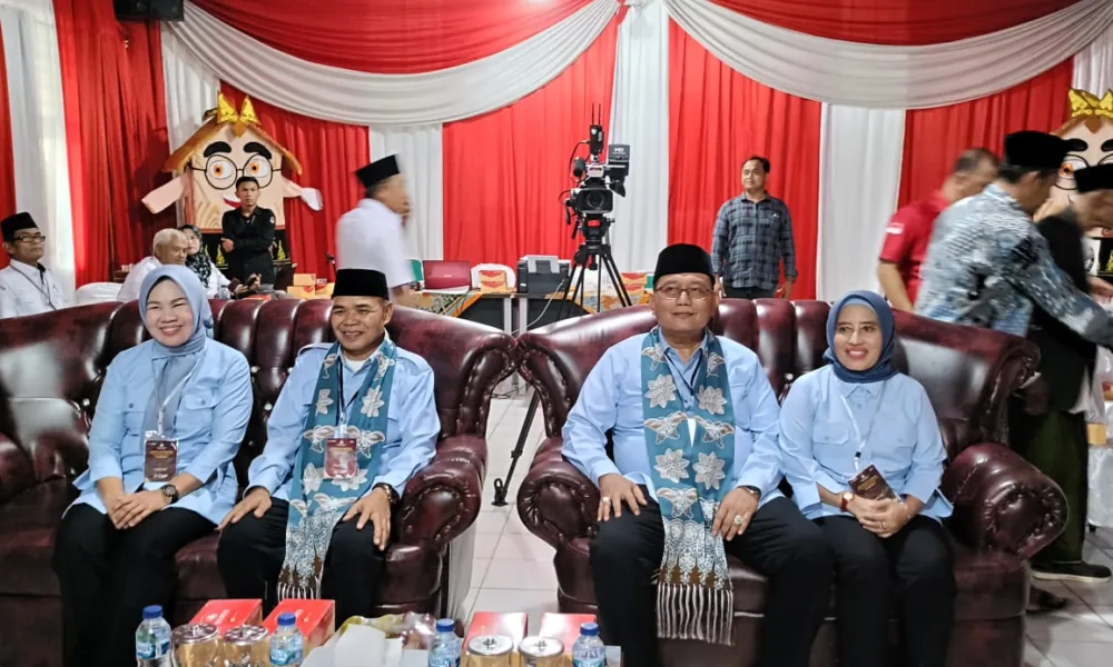 Pasangan Aspan - Tono mendaftar di KPU Tebo pada Rabu, 28 Agustus 2024. (DETAIL/Hary)