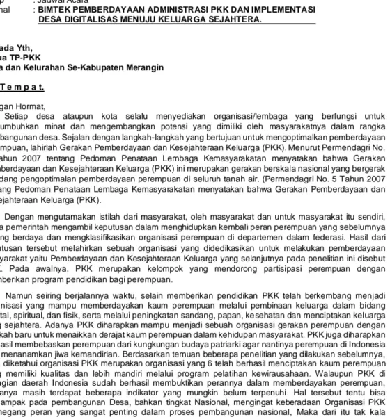 Surat yang beredar diduga agar bisa mengarahkan kepada salah satu travel agent. (DETAIL/ist)
