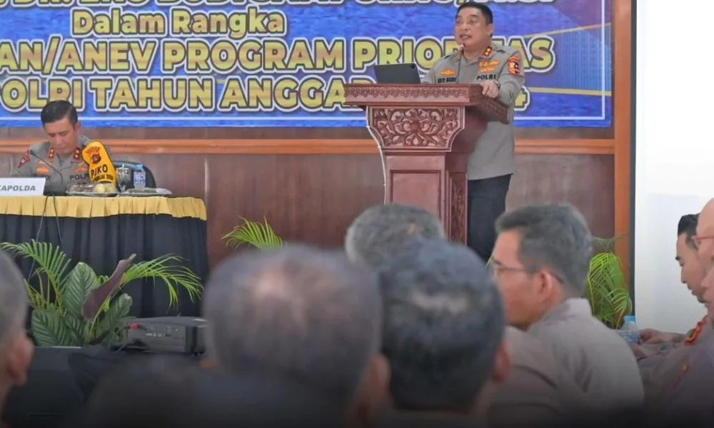 Wakalemdiklat Polri, Irjen Pol. Eko Budi Sampurno, saat memberikan arahan (ist)