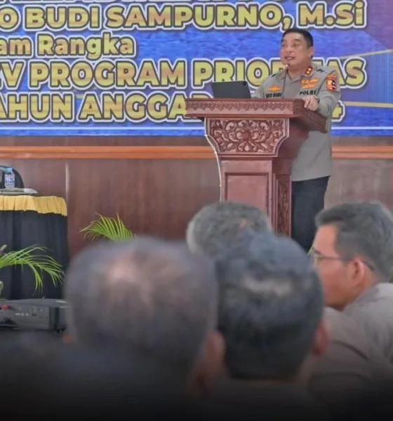 Wakalemdiklat Polri, Irjen Pol. Eko Budi Sampurno, saat memberikan arahan (ist)
