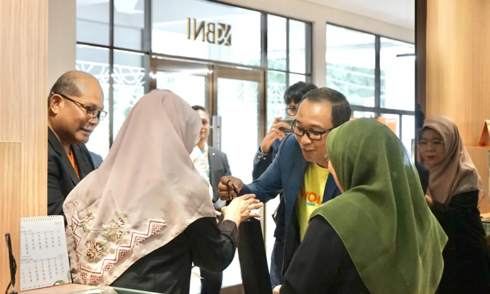 BNI Kanwil 01 Medan juga melakukan berbagai kegiatan positif terkait Hari Pelanggan Nasional (Harpelnas) 2024 sekaligus memperkenalkan konsep New Look New Image. (ist)