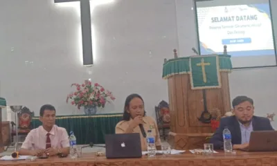 Robinson, Abdullah, dan Richad dalam Seminar Ekologi HKBP Jambi. (ist)