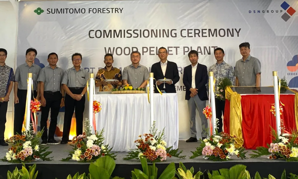 Proses commissioning atau uji coba operasional pabrik wood pellet pertama di Desa Ngadirojo, Kecamatan Gladagsari, Kabupaten Boyolali, Provinsi Jawa Tengah (Jateng). (DETAIL/ist)