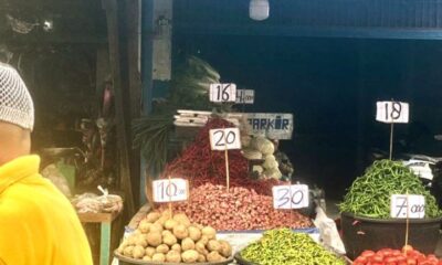 Seusai PON Aceh-Sumut, harga bahan pangan di sejumlah daerah terlihat mengalami penurunan. (ist)