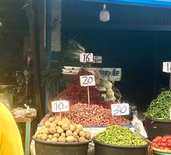 Seusai PON Aceh-Sumut, harga bahan pangan di sejumlah daerah terlihat mengalami penurunan. (ist)