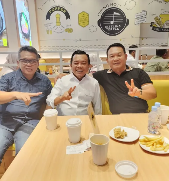 Dari kanan: Jenderal TNI (purn) Dudung, Al Haris dan Letjen TNI Hilman Hadi. (ist)