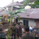 Pagar tembok SMK 1 Kota Jambi di Lorong Masjid Darussabil. (DETAIL/Juan)