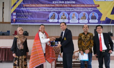 Pihak Kanwil DJP Sumut I dn UHN menyepakati untuk memperpanjang kerjasama pengembangan tax center. (ist)