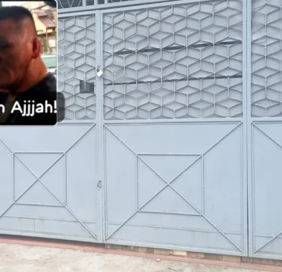 Pagar rumah diduga milik Tikuy. (ist)