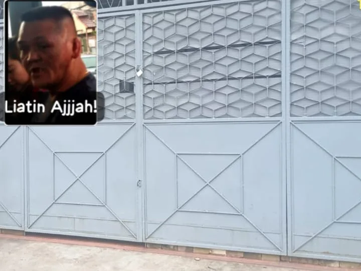 Pagar rumah diduga milik Tikuy. (ist)