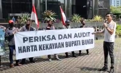 Hadi Prabowo demo di KPK RI. (ist)