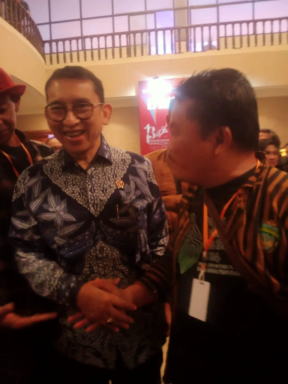 Menteri Kebudayaan RI, Fadli Zon usai membuka secara resmi perhelatan BWCF. (ist)