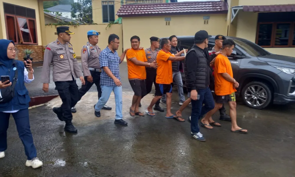 Pelaku pembakaran Kotak Suara Pilkada Sungaipenuh. (ist)